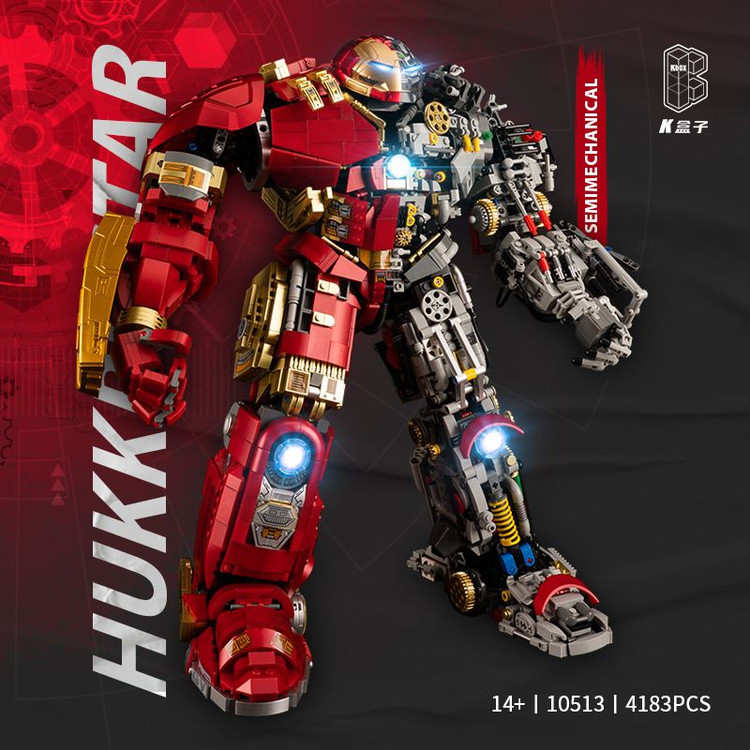 لگو قهرمانان چراغدار K BOX HULKBUSTER تکه4183