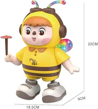زنبور رقاص و موزیکال هدفون دار Dancing and musical bee model toy with headphones کد 63-373