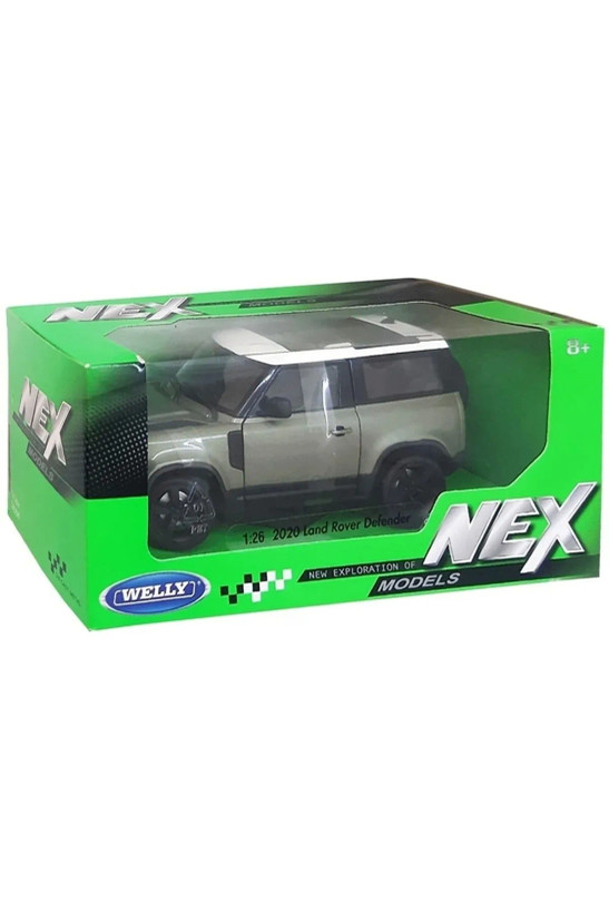 ماکت فلزی لندرور دیفندر 2020 برند ویلی مقیاس 1:26 Welly 2020 Land Rover Defender