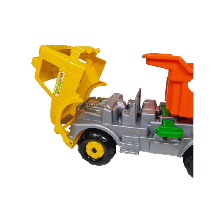 کامیون پلاستیکی بزرگ زرین تویز MAXI TRUCK کد 20 با تحمل 180 کیلوگرم بار