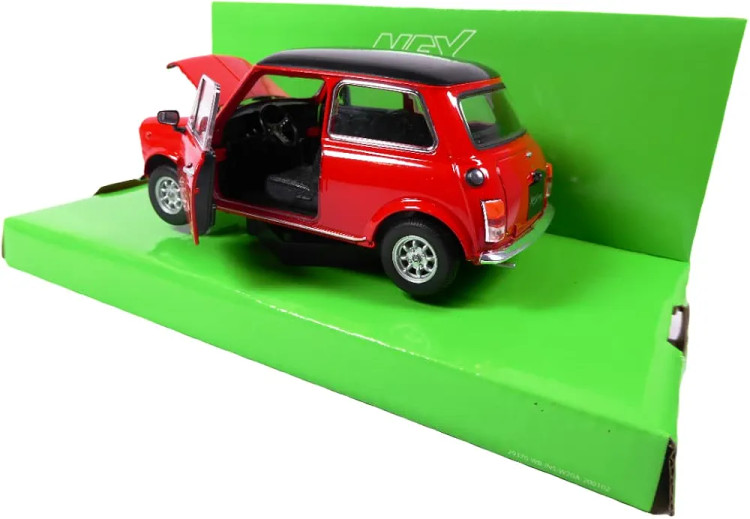 ماکت ماشین فلزی مینی کوپر 1300 ویلی Mini Cooper 1300 welly مقیاس 1:24