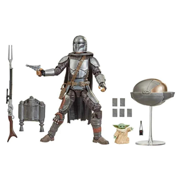 اکشن فیگور مندلورین و بیبی یودا برند هازبرو DIN DJARIN (THE MANDALORIAN AND THE CHILD)