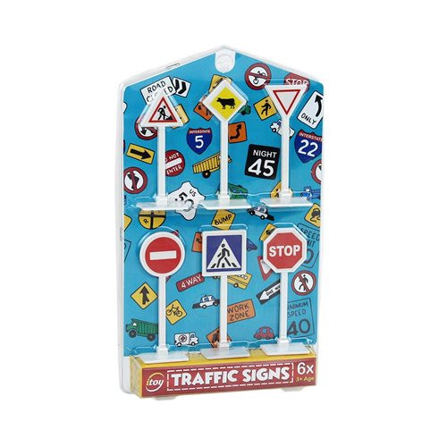 اسباب بازی آموزشی علائم راهنمایی و رانندگی 6 عددی