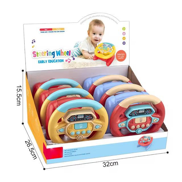 اسباب بازی فرمان موزیکال باطریخور چسبونک دار