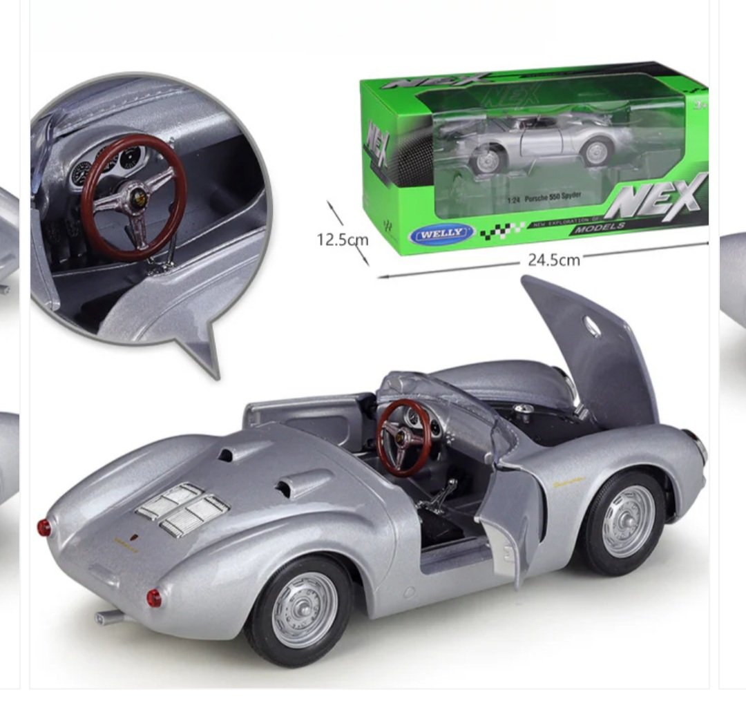 1 : 24 PORSCHE 550 SPYDER WELLY