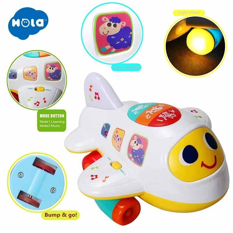 هواپیمای موزیکال هولا تویز HOLA TOYS