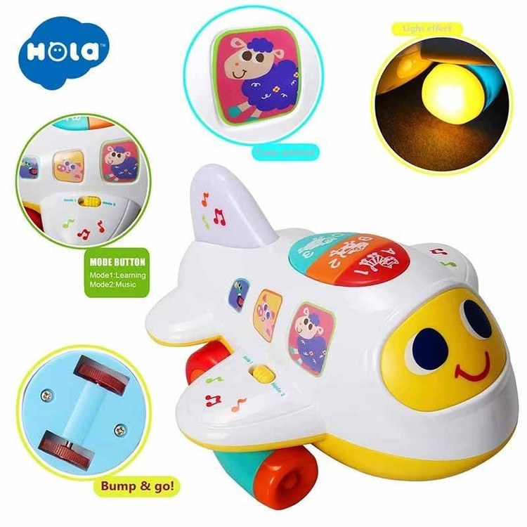 هواپیمای موزیکال هولا تویز 6103 HOLA TOYS