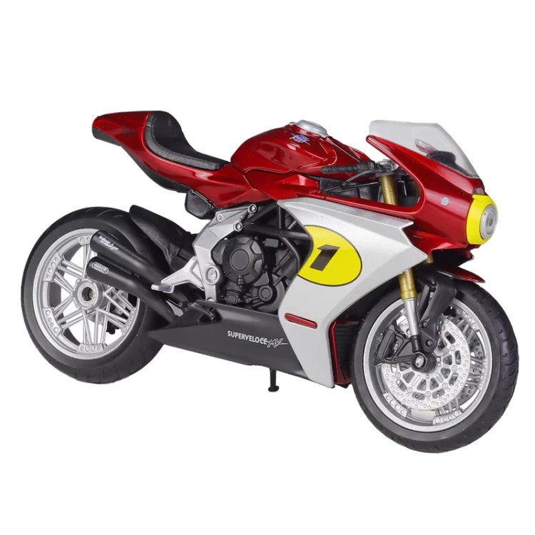 ماکت ویلی موتور فلزی MV AGUSTA SUPERVELOCE AGO کد - MV19660PW