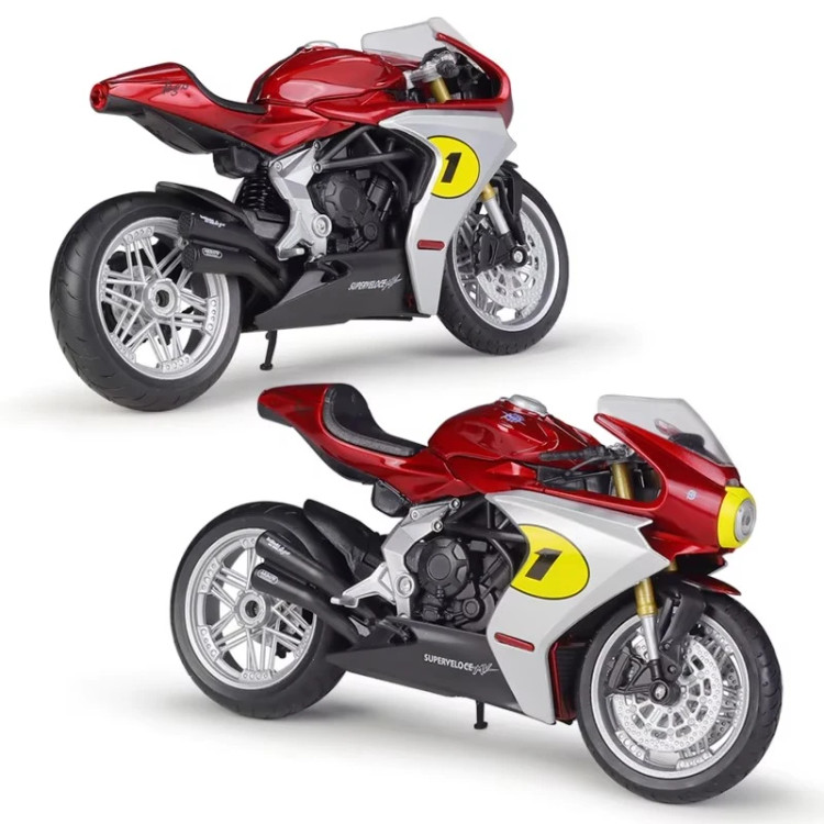 ماکت ویلی موتور فلزی MV AGUSTA SUPERVELOCE AGO کد - MV19660PW