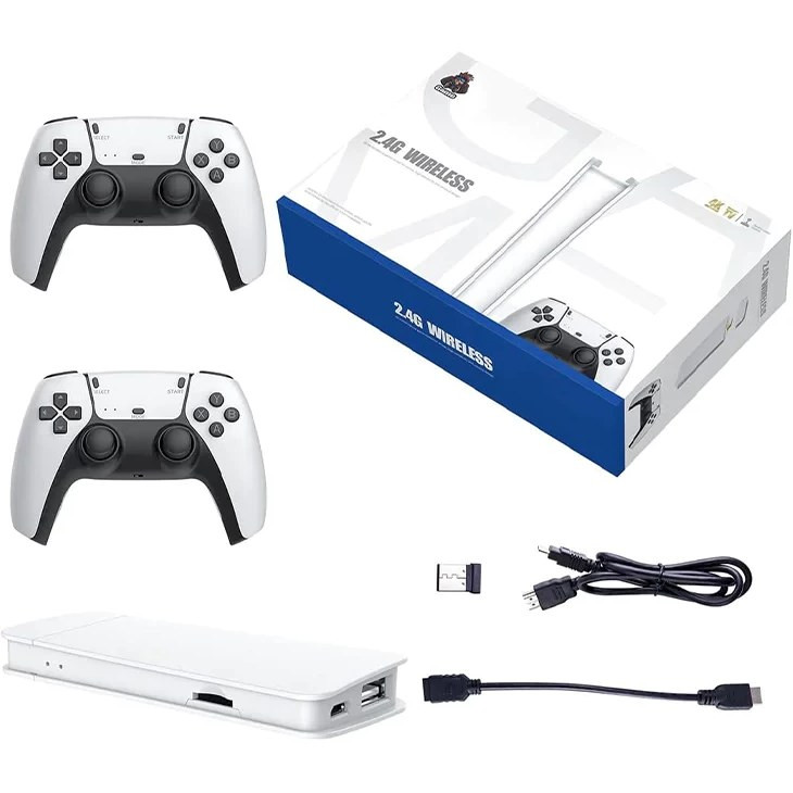 کنسول بازی Game Stick Pro حافظه 64 گیگابایت با دو دسته بازی