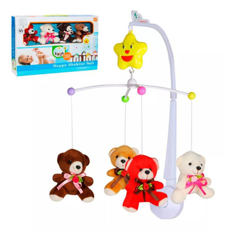 آویز تخت کودک مدل Happy Shaking Bell